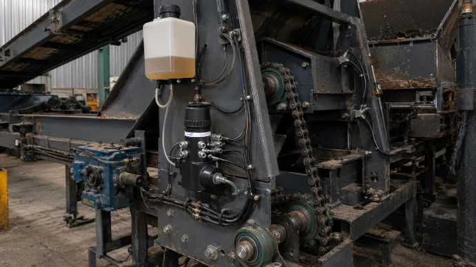 BEKA AZU installed on chain-driven machinery