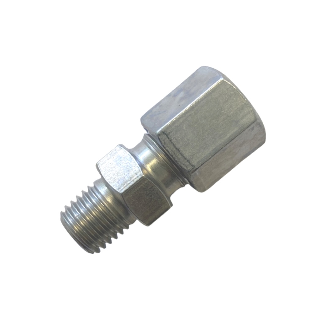 Male Stud Coupling - 6mm x m8 (Steel)