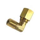 3/16 x M8 Stud Elbow Brass