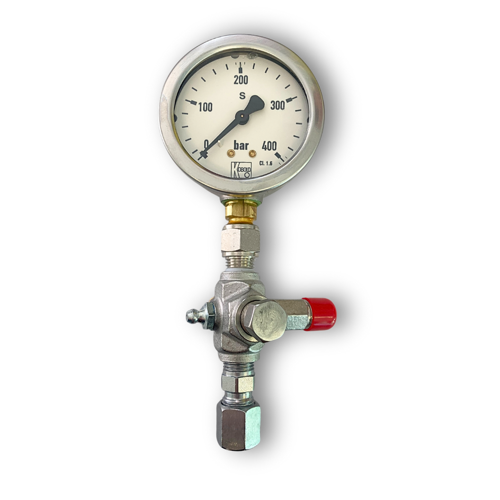 Pressure Relief Assembly With Gauge (270 bar)