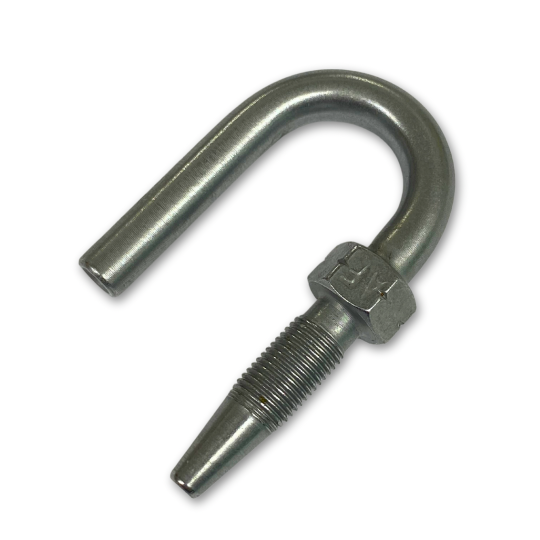 [A0209010] Hose Tail 180° Mild Steel - 8.6 (5/32") Hose