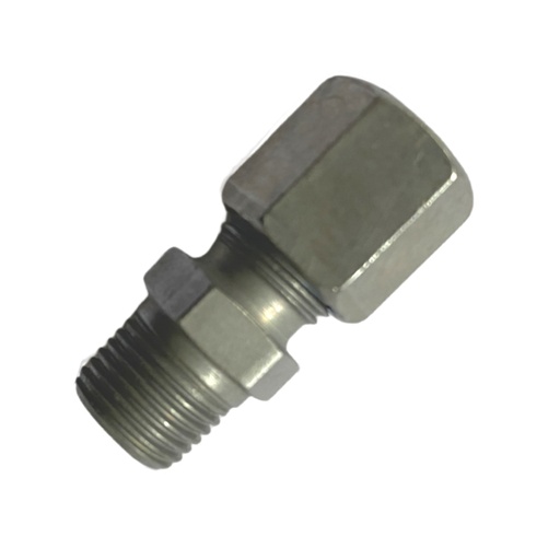 [F104513] Male Stud Coupling - 6mm x 1/8" - Steel